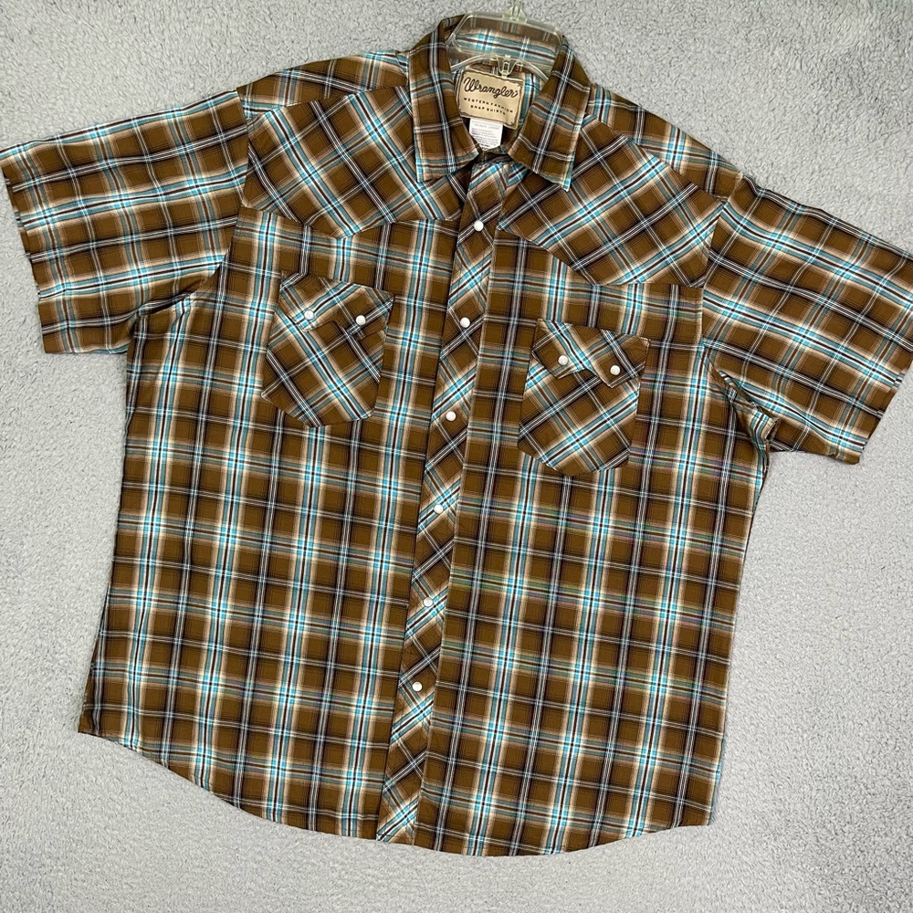 Wrangler western snap‎ shirt
